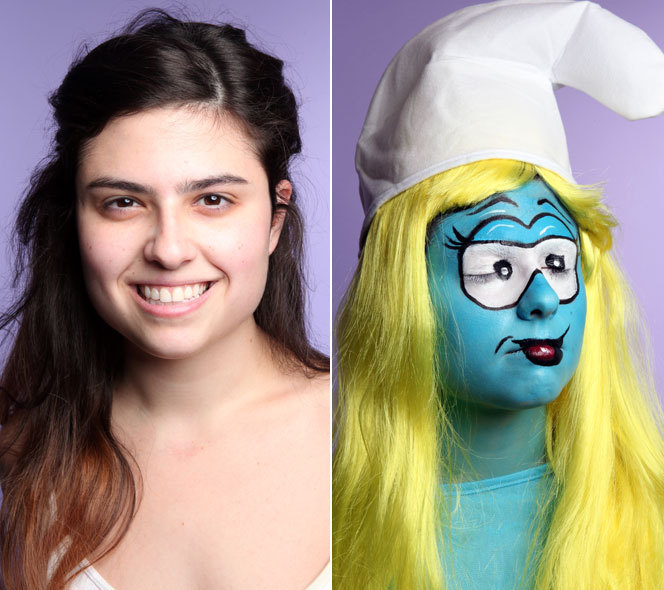 Smurfette Makeup How To
