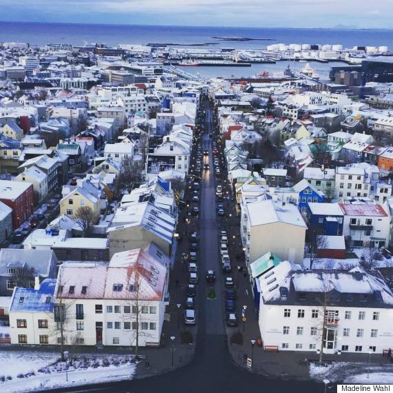 reykjavik city from church