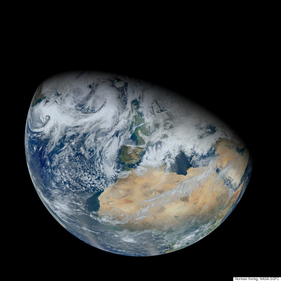 earth from space satellite