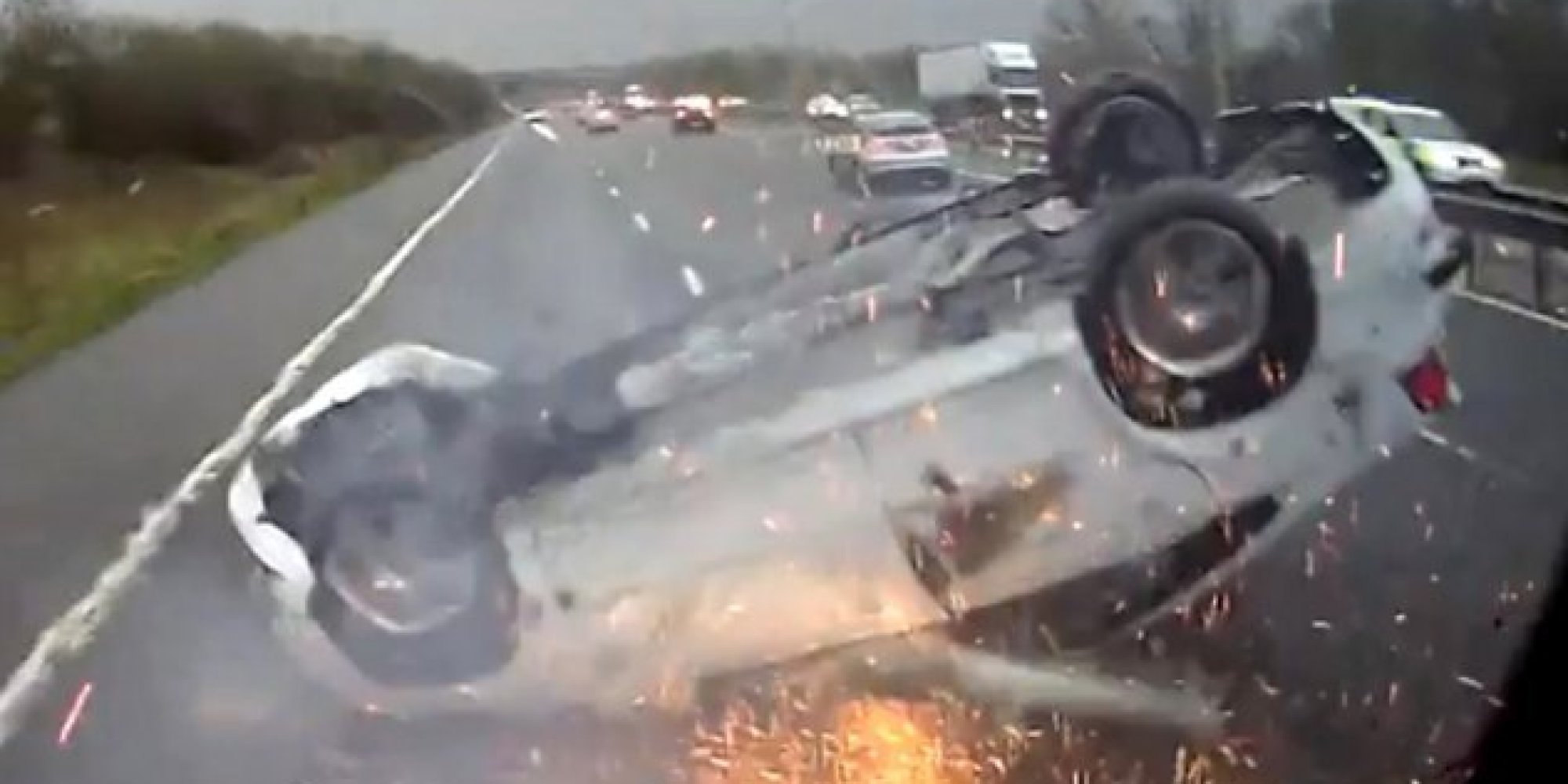 Baby Survives Horror Crash Filmed In Lorry Driver's Dashcam Footage | HuffPost UK