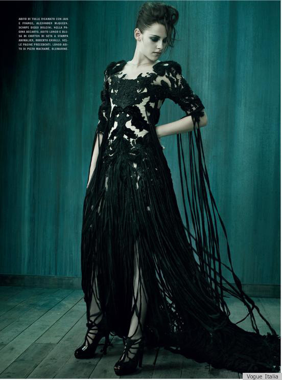 Kristen Stewart For Vogue Italia: High Fashion Goth (PHOTOS) | HuffPost ...