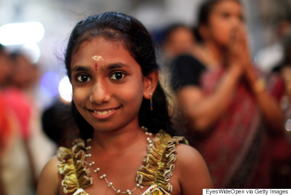 hindu pilgrims beautiful girl