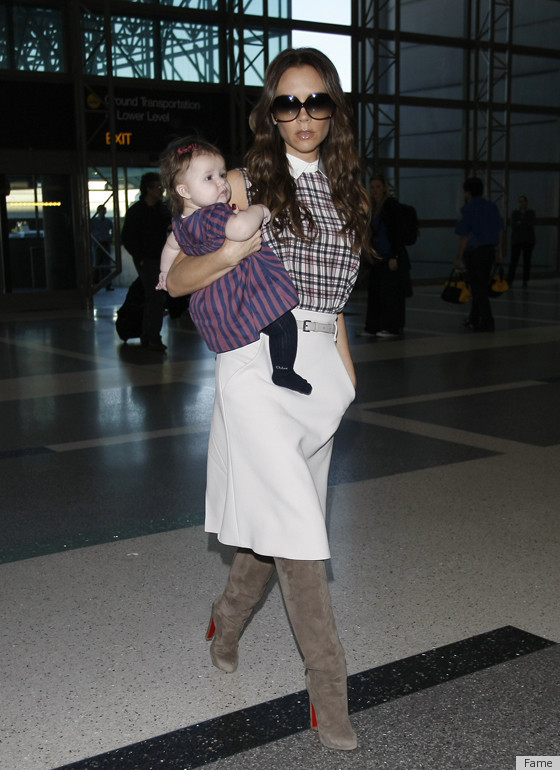 Harper Beckham Wears Chloe Tights With Mom, Victoria (PHOTOS ...