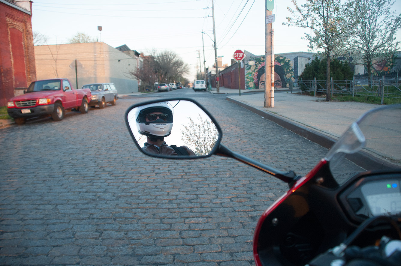 motorcycle mess