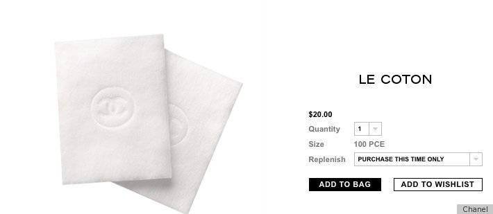 Chanel $20 Cotton Pads Will Clean Off Your Mascara For A Small Fortune  (PHOTOS) | HuffPost Life