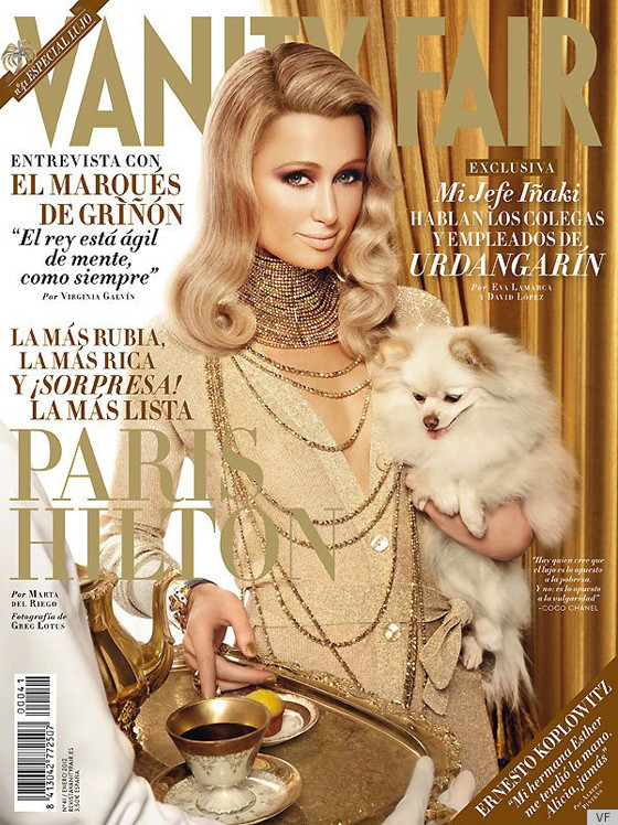 Paris Hilton's Vanity Fair Spain Cover: Can Someone Explain This To Us?  (VIDEO, PHOTO)