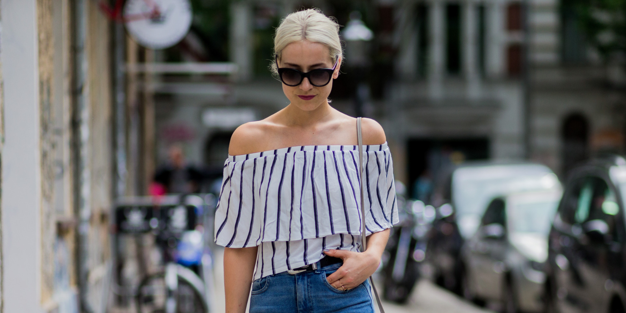 How To Keep Your Off-The-Shoulder Tops In Place With Household Items