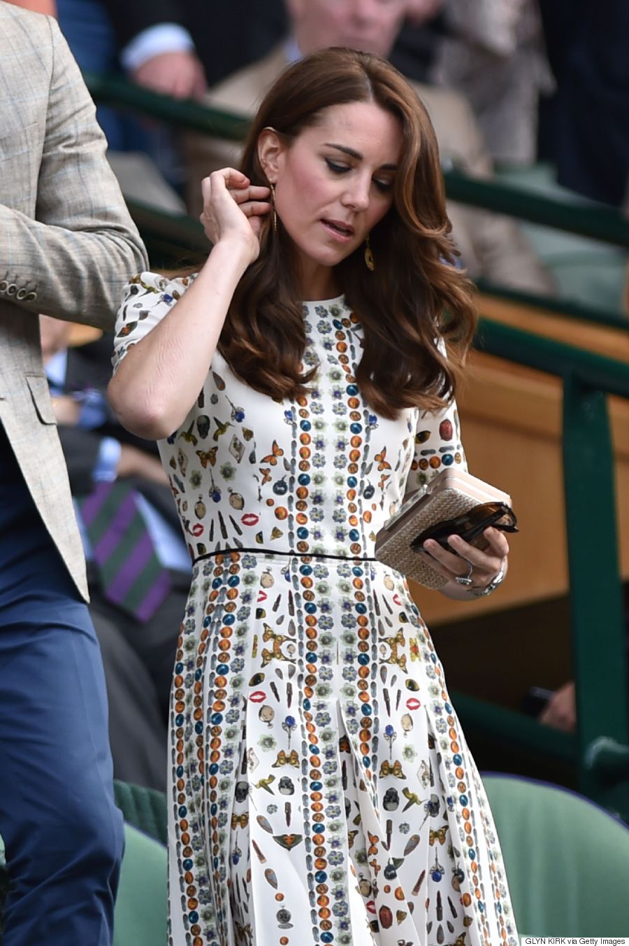 Kate Middleton Wears Intricately-Printed Alexander McQueen Dress To ...