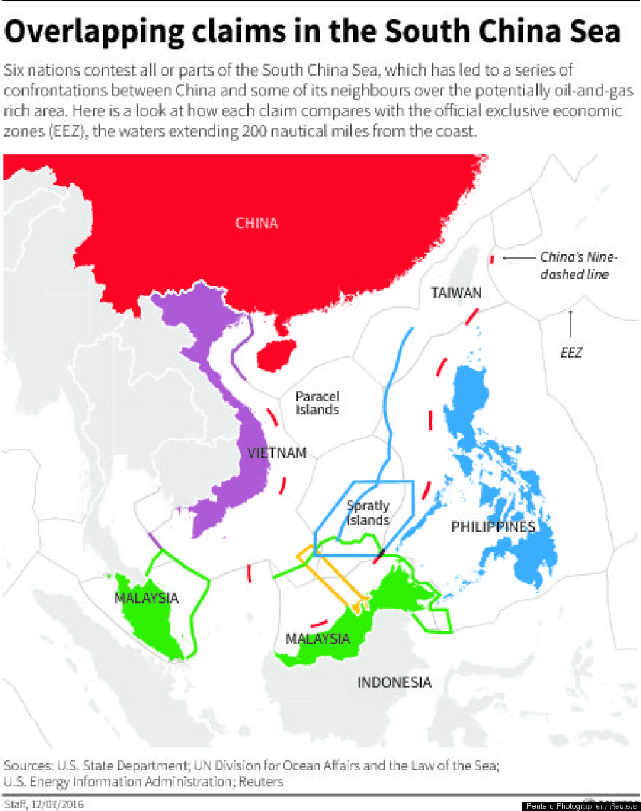 south china sea map