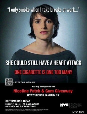 dead body smoking campaign