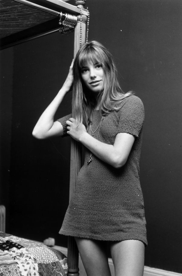 Jane Birkin's Stylish Mini-Dress