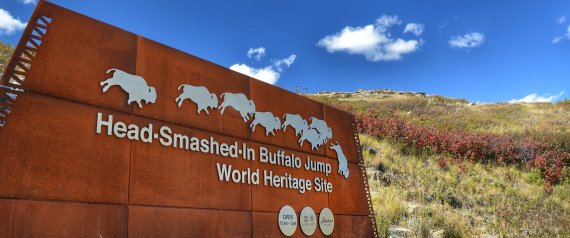 Head-Smashed-In Buffalo Jump's $200,000 Sign Shot