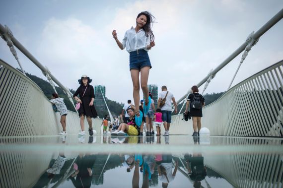 china highest glass bridge