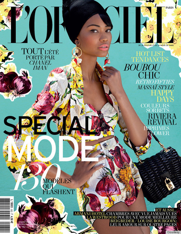 Chanel Iman Photoshop Fail On The Cover Of L'Officiel Paris (PHOTOS ...