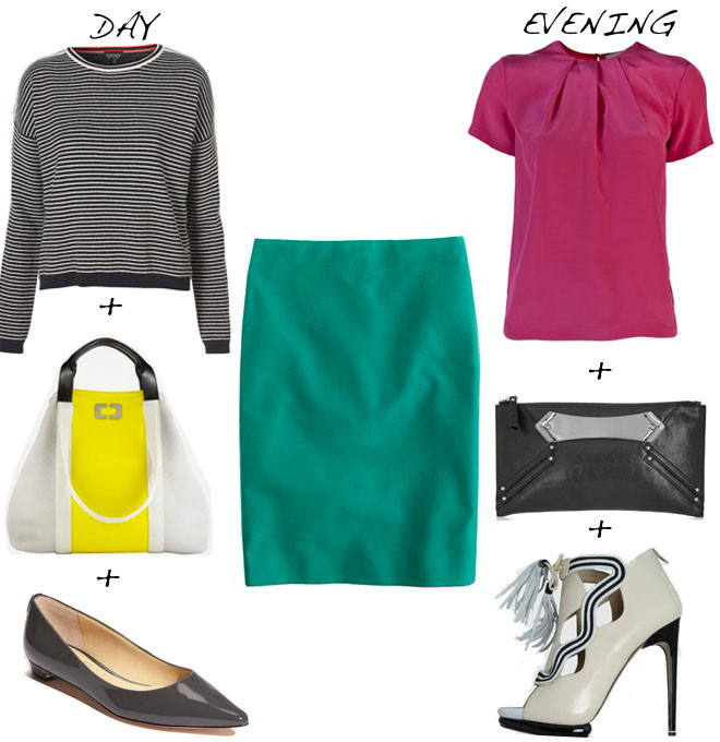 How To Take A Pencil Skirt From Day To Night (PHOTOS) | HuffPost