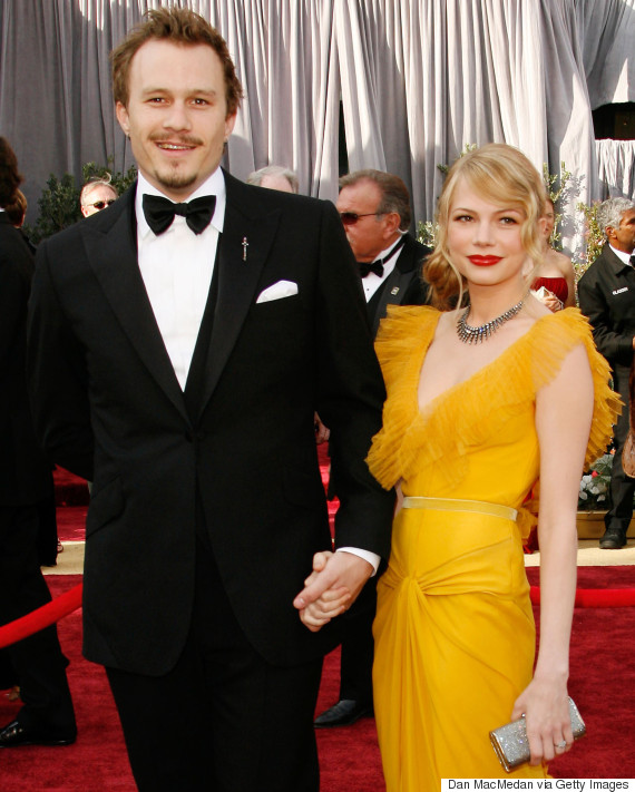 American actress Michelle Williams with her late partner Heath Ledger