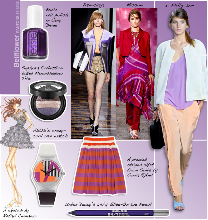 Pantone Bellflower #18-3628: The Fashion And Beauty Trends That Match ...