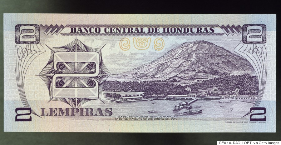 honduras 2 lempira bill