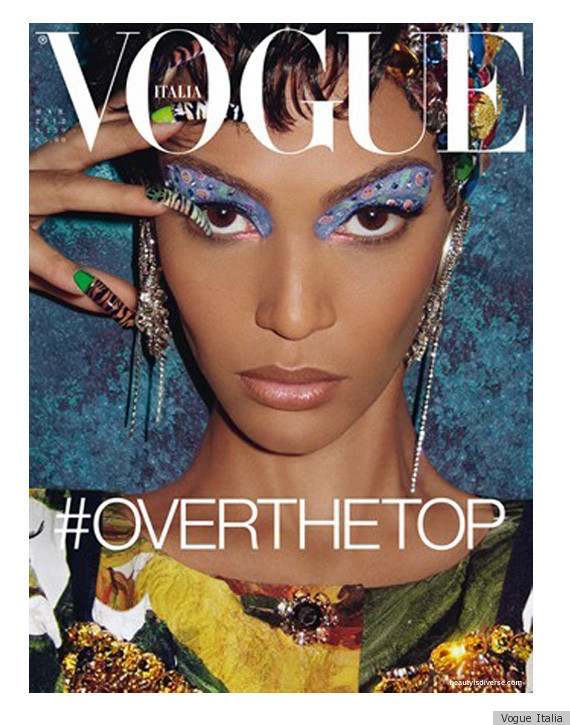 Joan Smalls in Louis Vuitton on Vogue Italia May 2022 cover by Cho