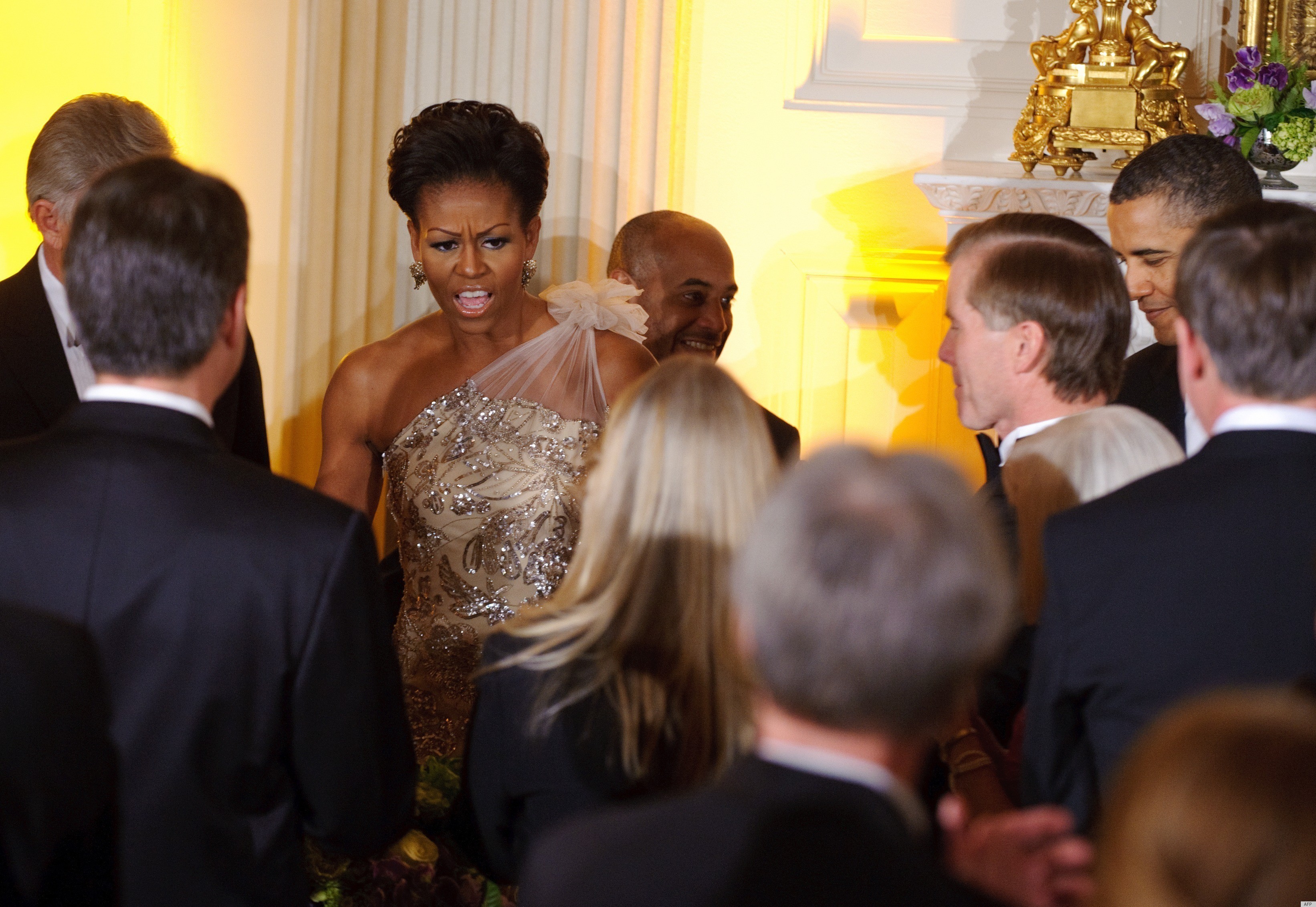 Michelle Obama Dazzles At 2012 National Governors' Association Dinner ...