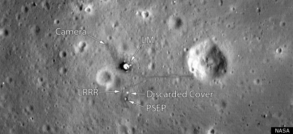 Apollo 11 Site On Moon's Sea Of Tranquility Glimpsed By NASA's Lunar ...