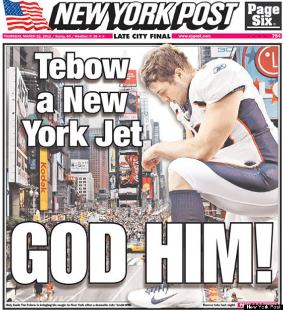 Tebow traded to New York Jets