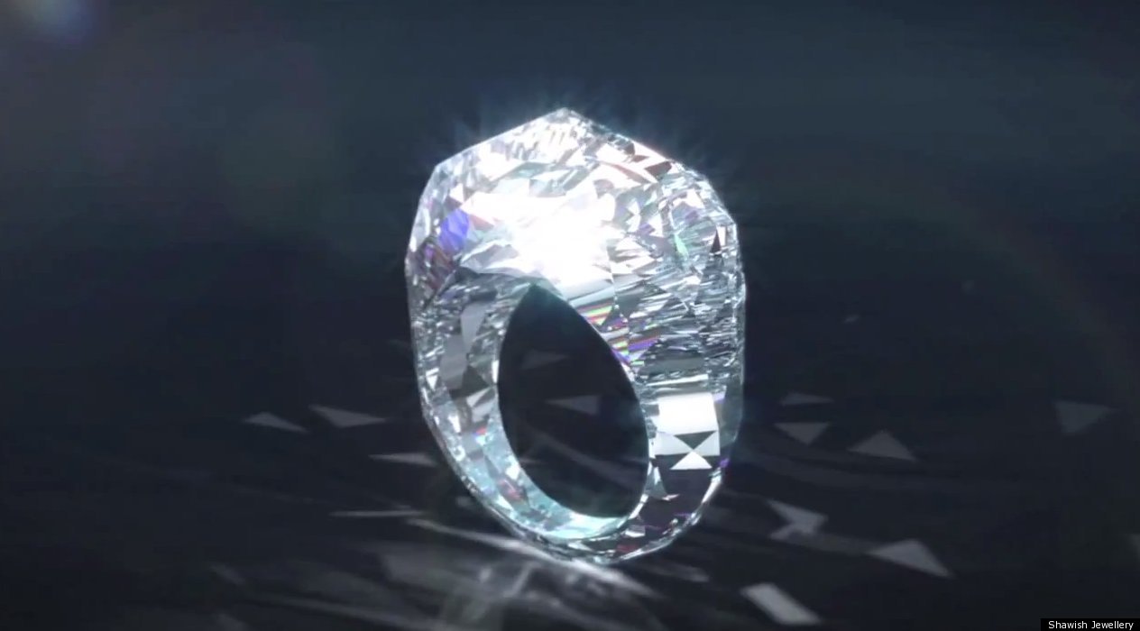 World's First Diamond Ring: 150 Carats Of Pure, Unadulterated