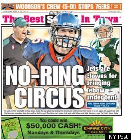 Tim Tebow To Jets: New York Post, Daily News Welcome QB To New York (PHOTO)