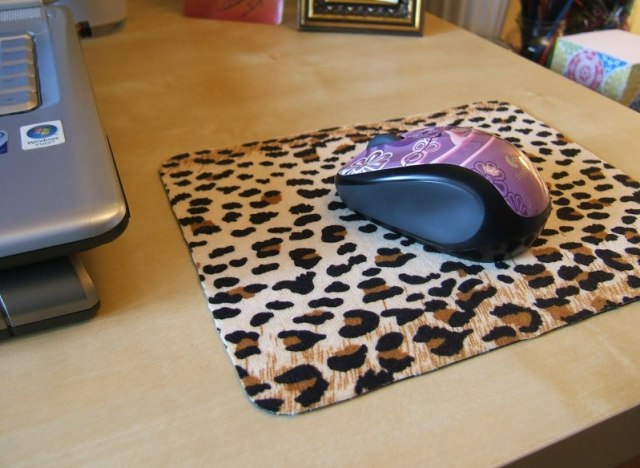 Craft Of The Day Leopard Print Mouse Pad Huffpost Life