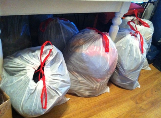 Closet Organization: How Many Bags Of Clothes Can You Get Rid Of