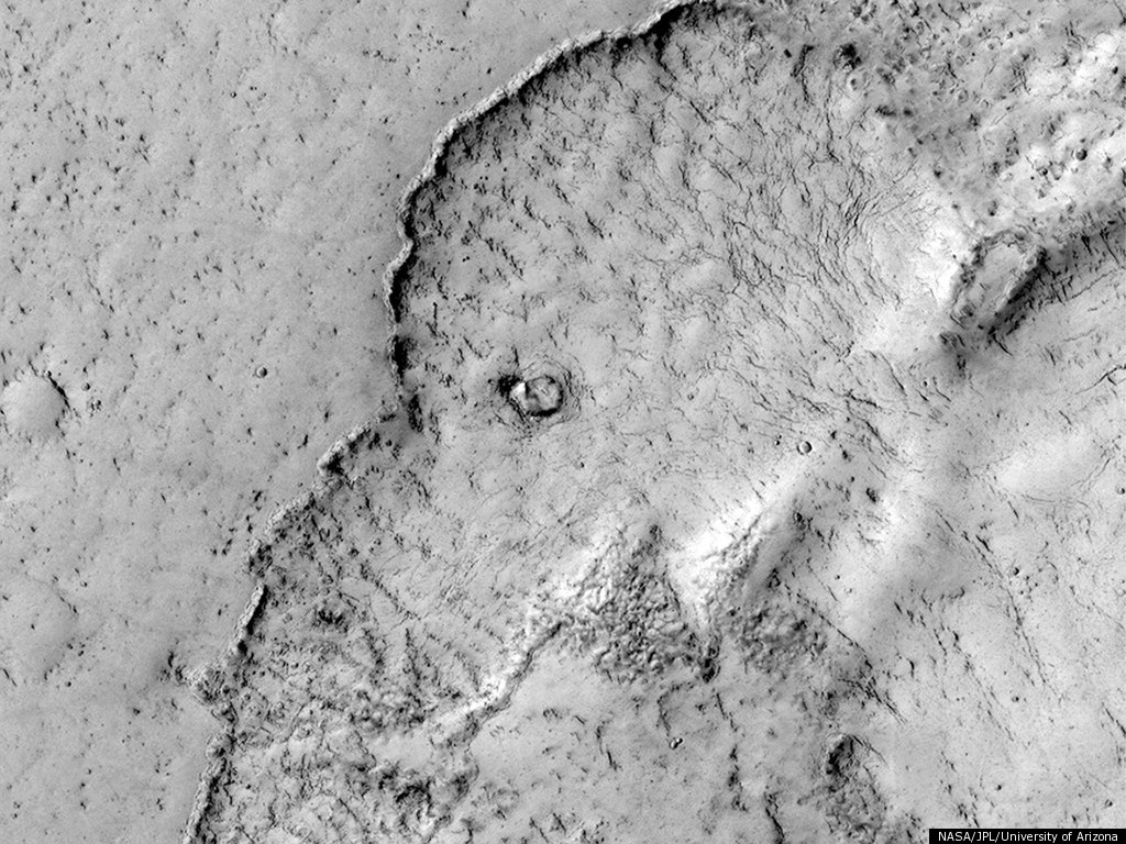 hirise face of mars