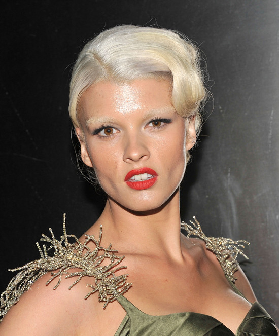 Crystal Renn Blonde Hair Hits The Town Photos Poll Huffpost Life