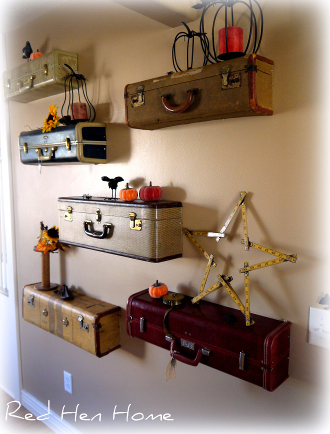 Turn a Trunk or Chest into Shelving