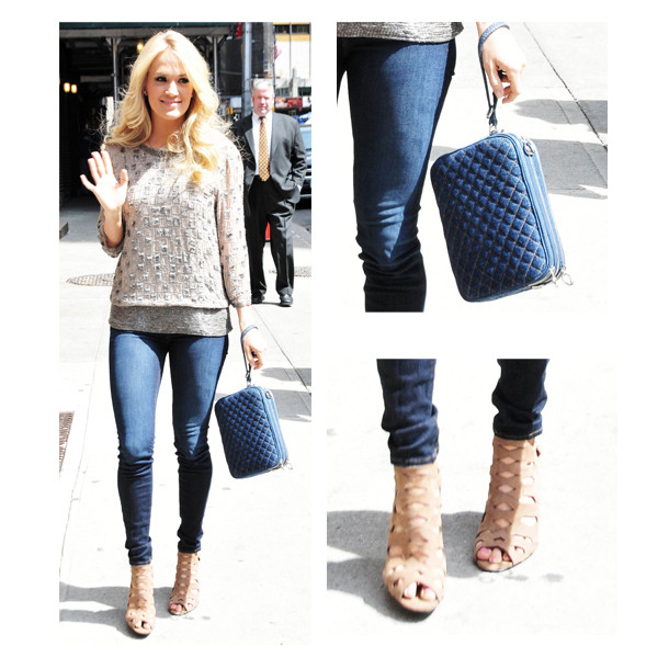 Carrie Underwood Goes Casual Chic For 