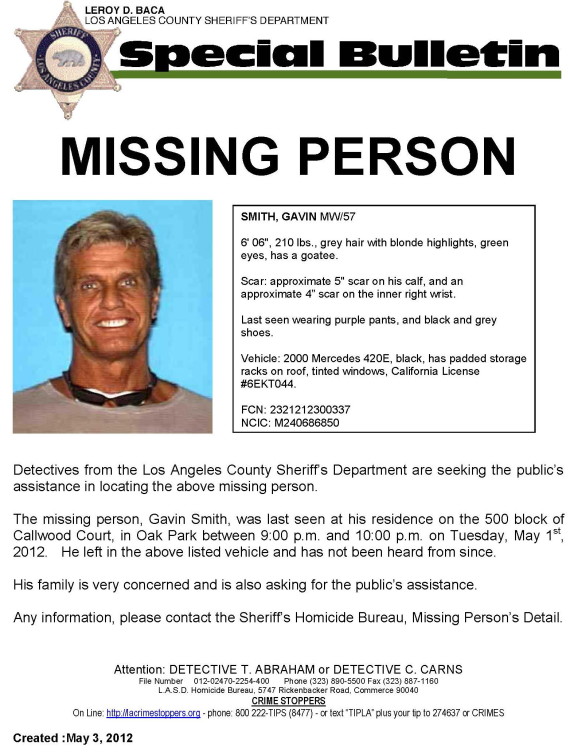 gavin smith missing