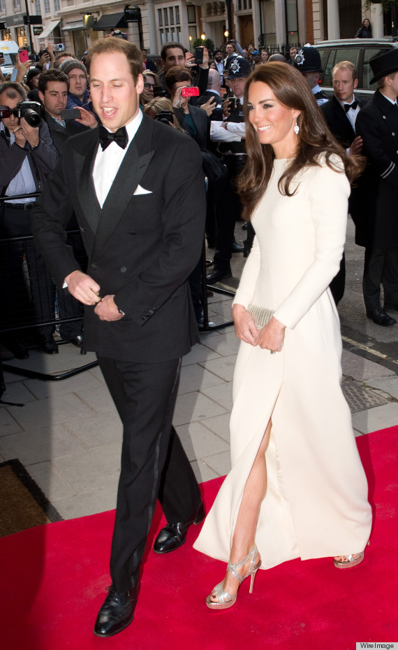 kate middleton high slit