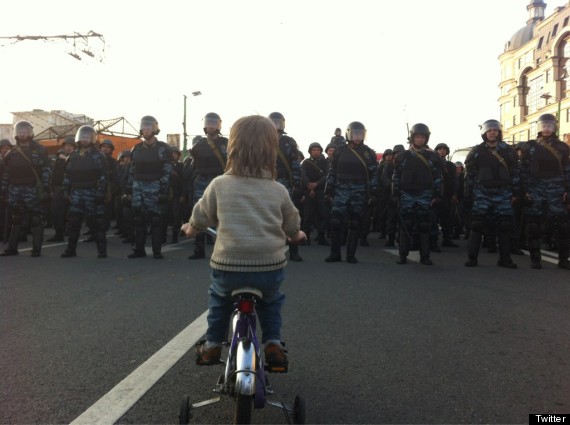 russia boy on bike