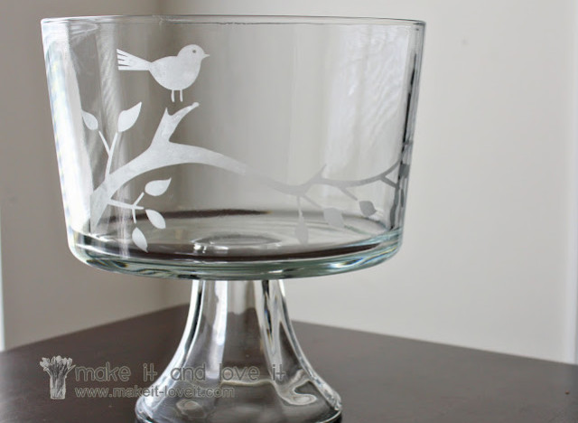 DIY Etched Glass Tutorial