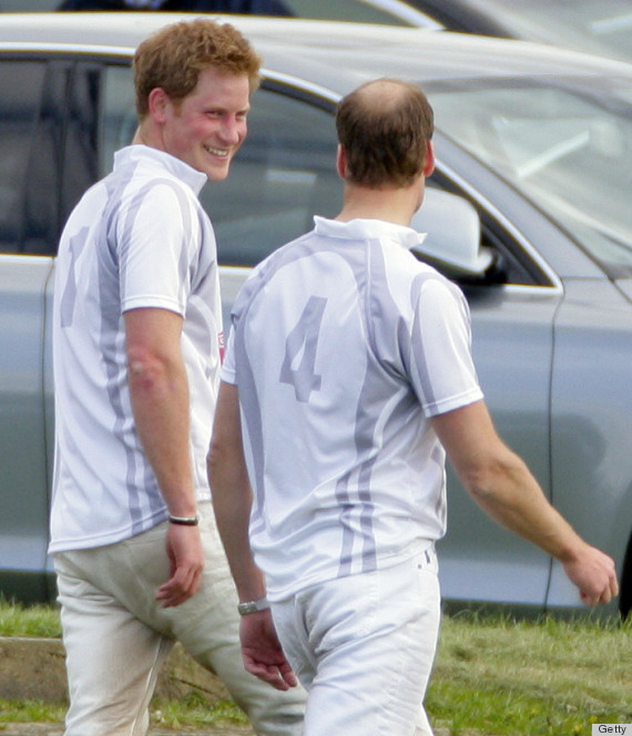 prince harry prince william polo