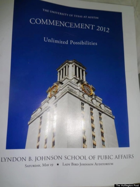 university of texas commencement typo