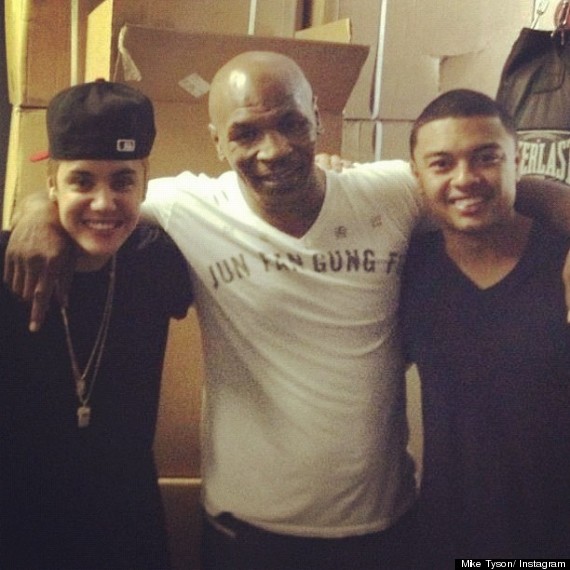 justin bieber mike tyson