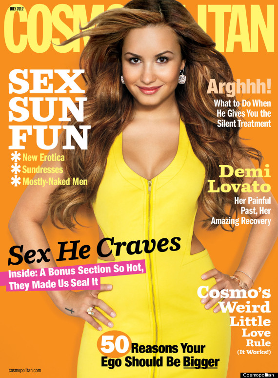 demi lovato cosmo july 2012