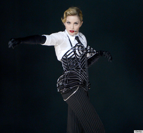 Madonna's famous cone bra makes a comeback at Paris Fashion Week