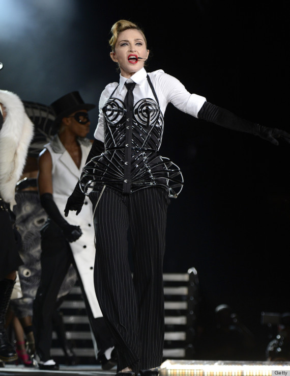 Madonna Cone Bra Makes A Comeback At Tel Aviv Concert (PHOTOS