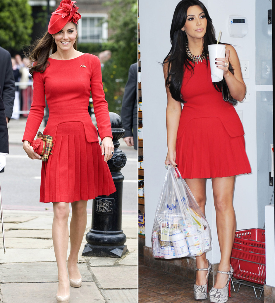 Kate Middleton Vs Kim Kardashian Who Wore It Better Photos Poll Huffpost Uk Style And Beauty