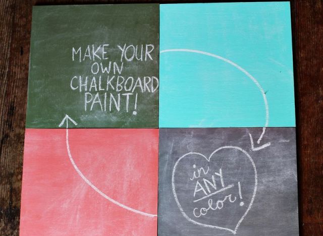 chalkboard paint diy