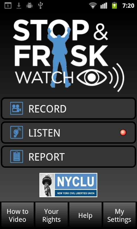 stop and frisk app nyclu