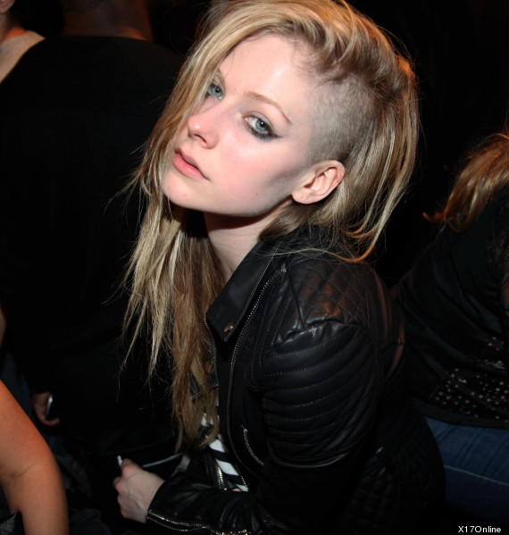 avril lavigne shaved hair