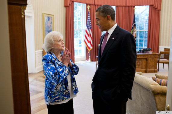 betty white bo obama