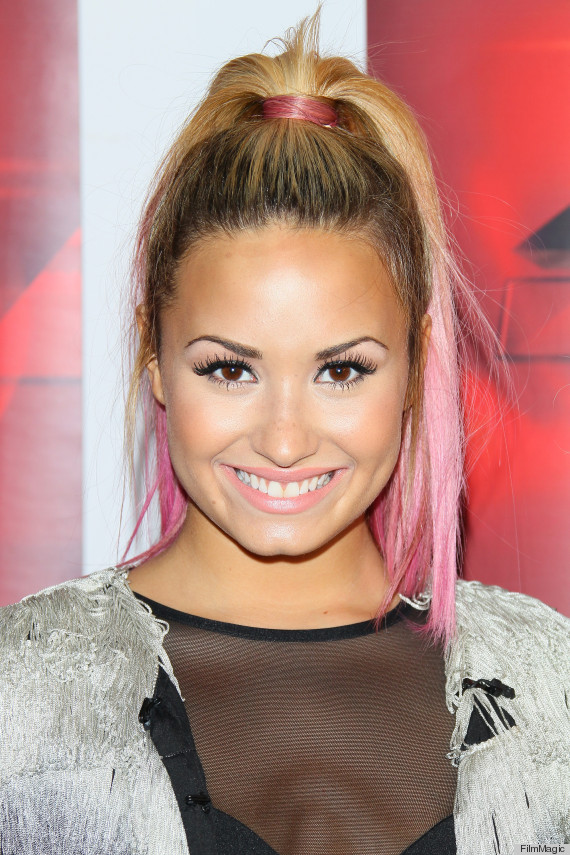 Demi Lovato's Pink Ombre Hair: Yay Or Nay? (PHOTOS, POLL ...
